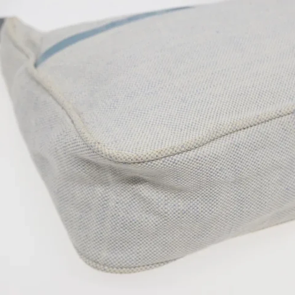 Prada Vintage Pre-owned Canvas prada-bags Gray Dames