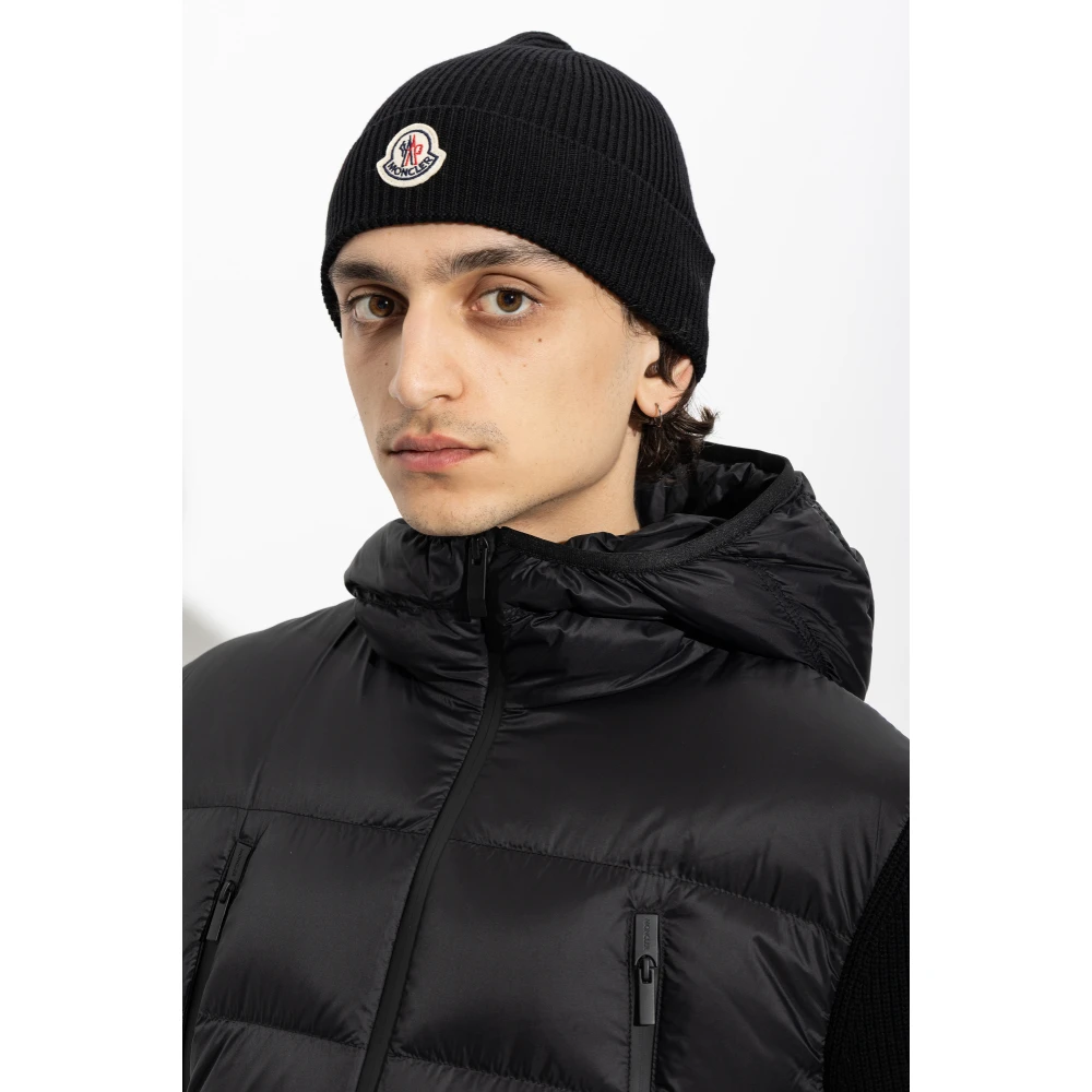 Moncler - Men's - Archive Logo Hat - Black - Image 2