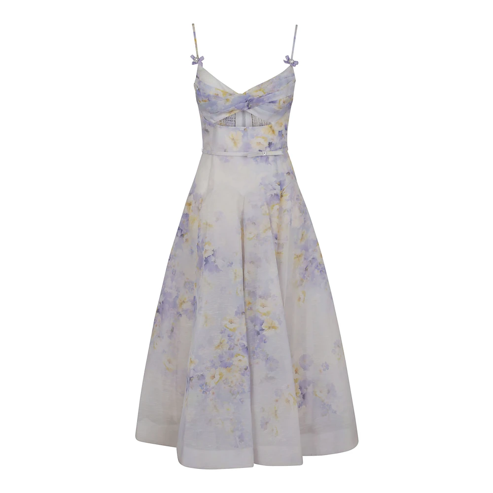 Zimmermann Roze & Paarse Elegante Jurk Multicolor Dames