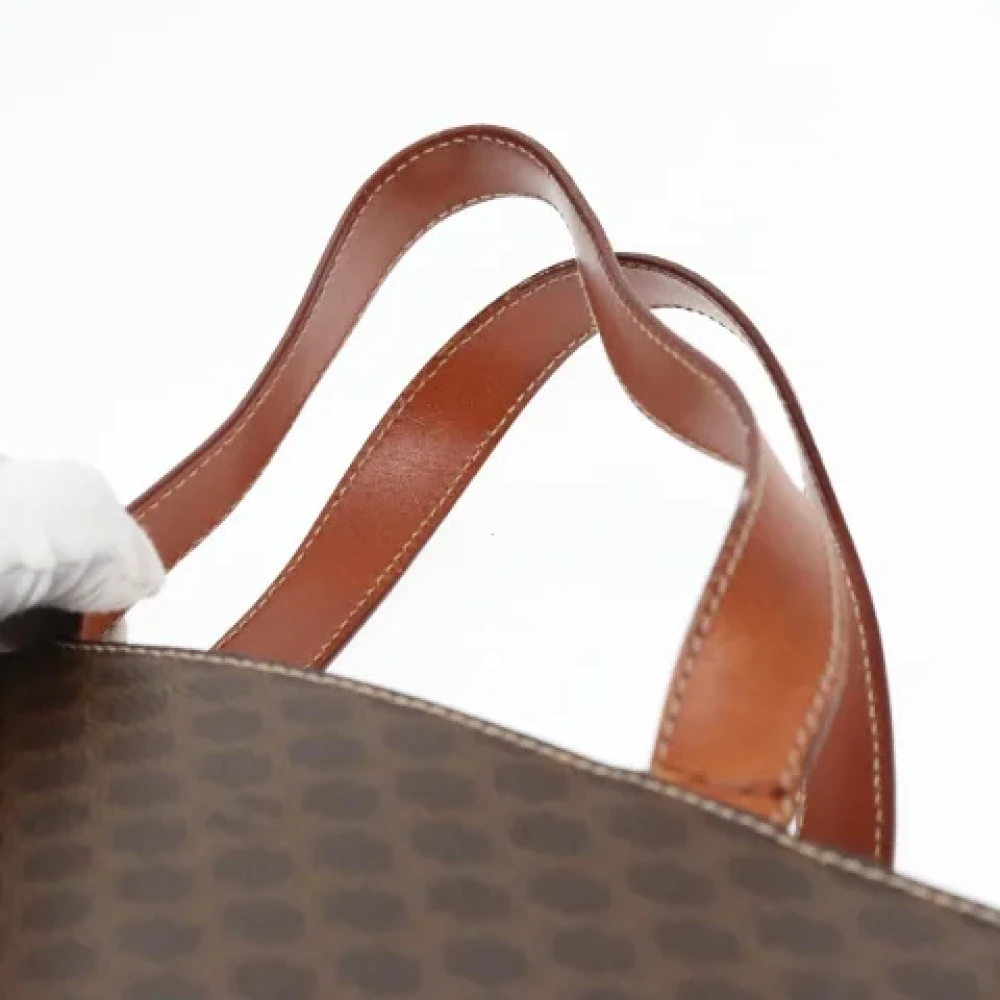 Celine Vintage Pre-owned Leather handbags Brown Dames