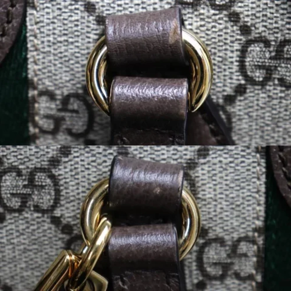 Gucci Vintage Pre-owned Fabric gucci-bags Gray Dames