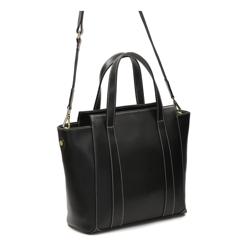 Kazar Zwarte trapeziumvormige schoudertas Black Dames