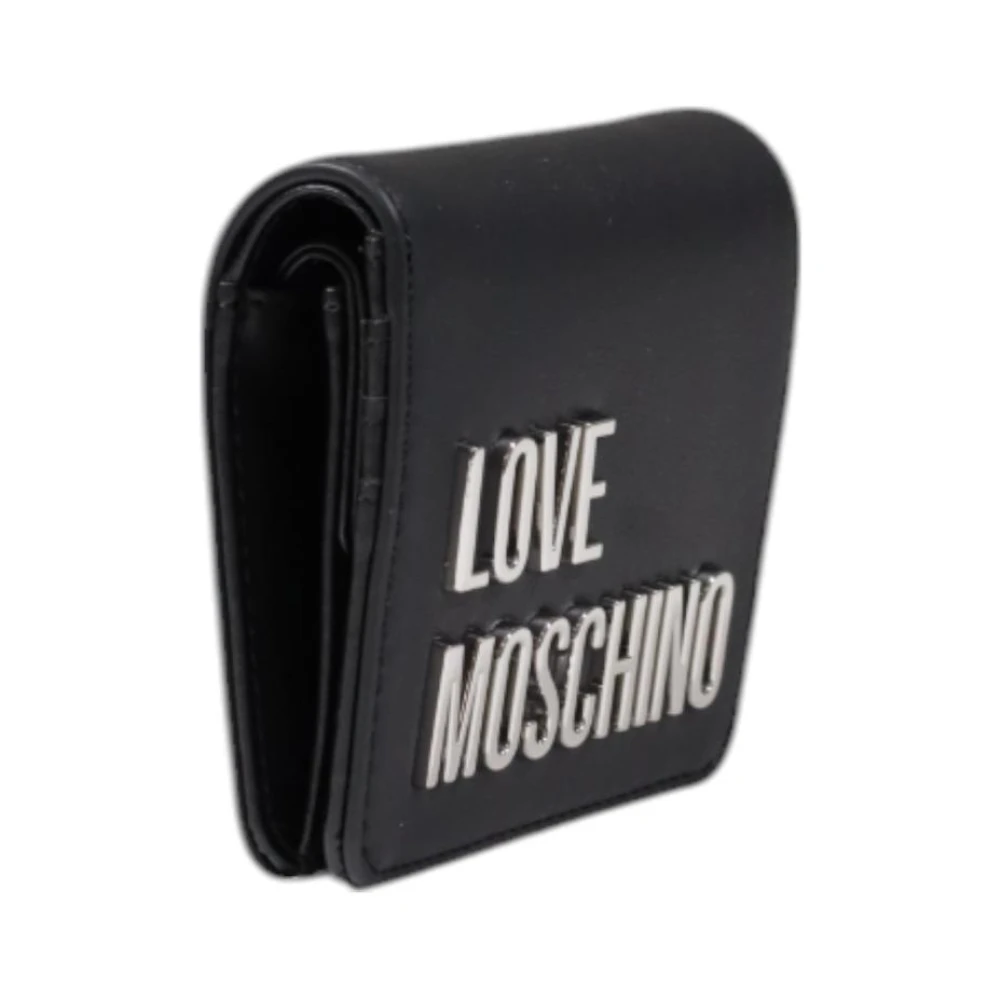 Love Moschino Grijze Print Portemonnee voor Vrouwen Gray Dames
