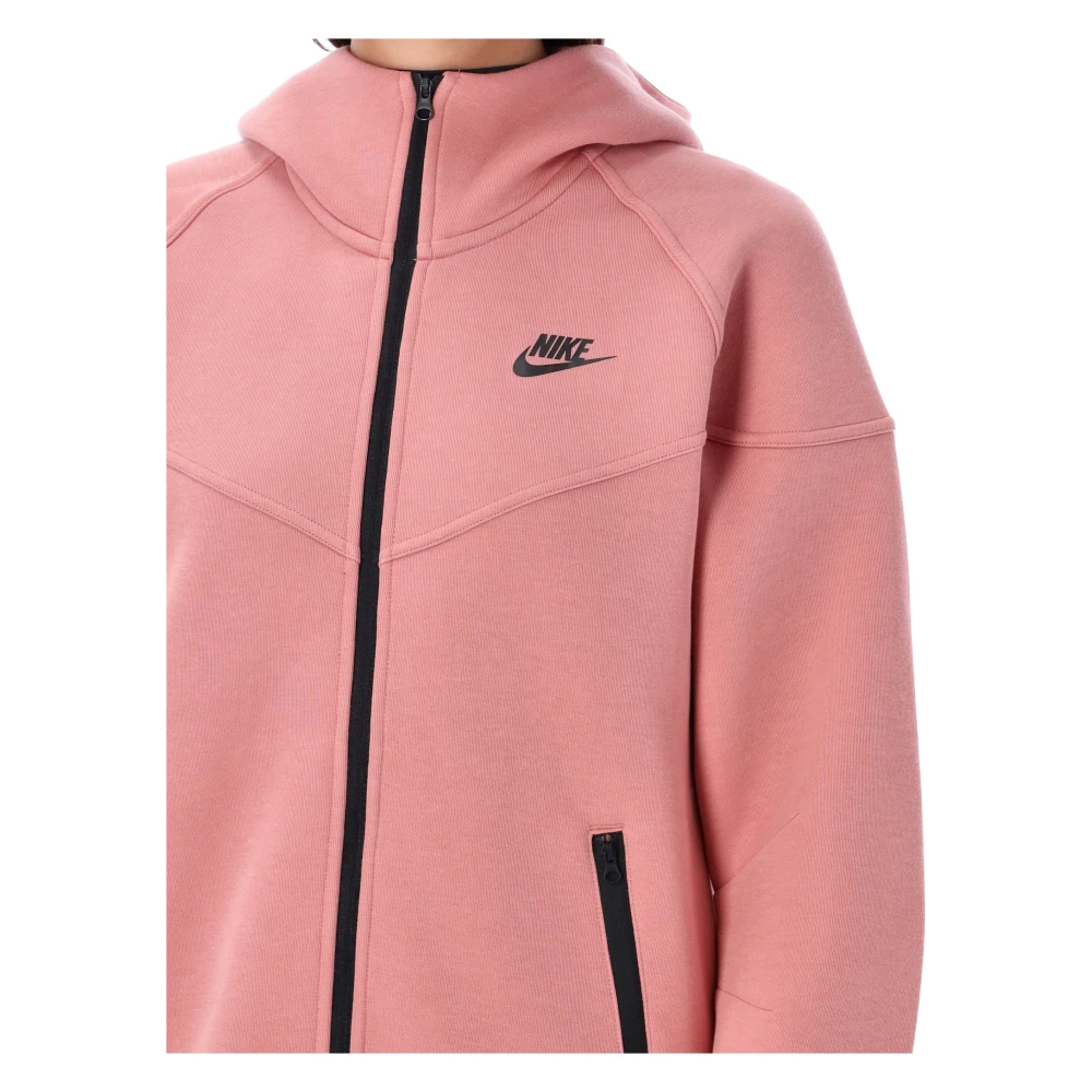Nike Tech Fleece Hoodie Pink Dames