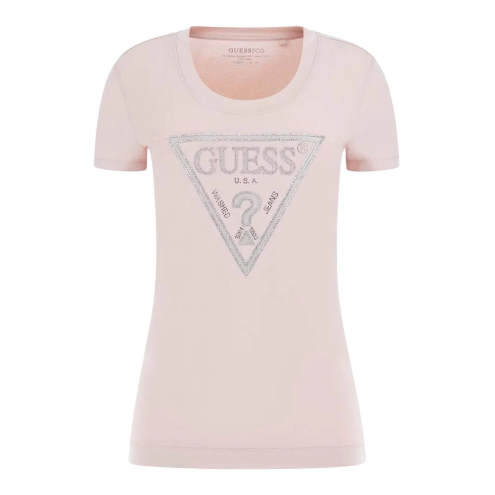 Guess - Tops > T-Shirts - Pink - Guess - Modalova