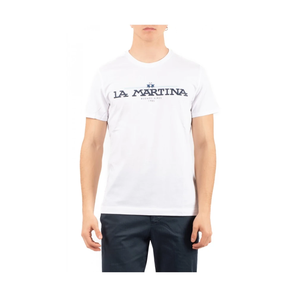 La Martina Men's White Stylish Tee Shirt Collection - T-Shirts - 2XL - Tops