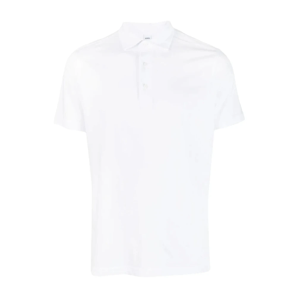 Aspesi Basic Polo Shirt White Heren