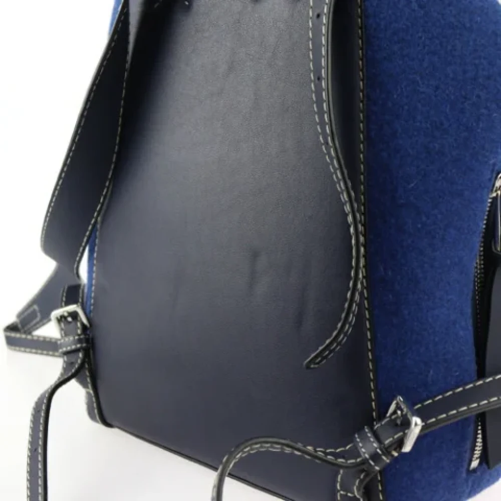 Loewe Pre-owned Leather shoulder-bags Blue Dames