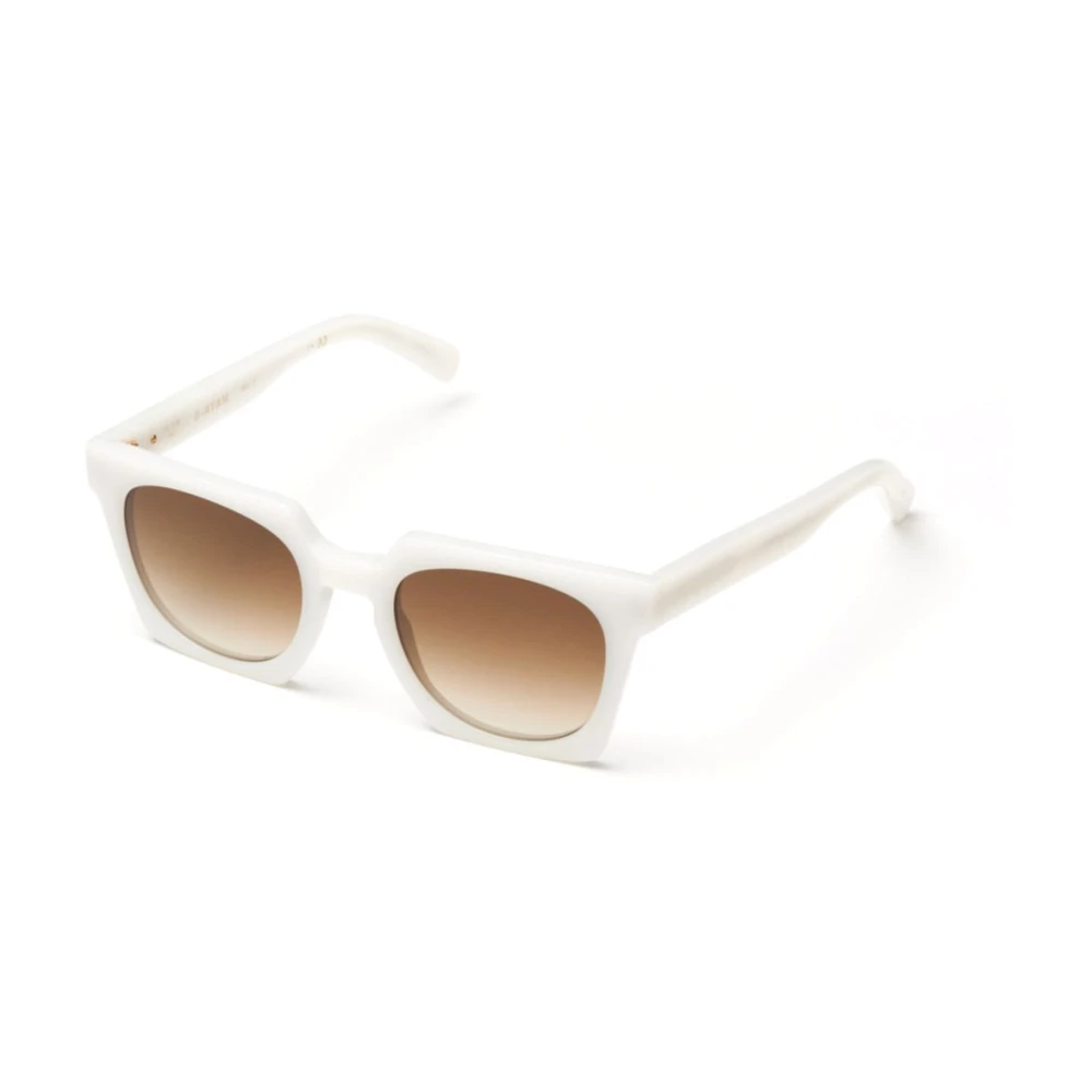 Kador Unisex White Maya S Sunglasses - Sunglasses - 50 Mm - Accessories