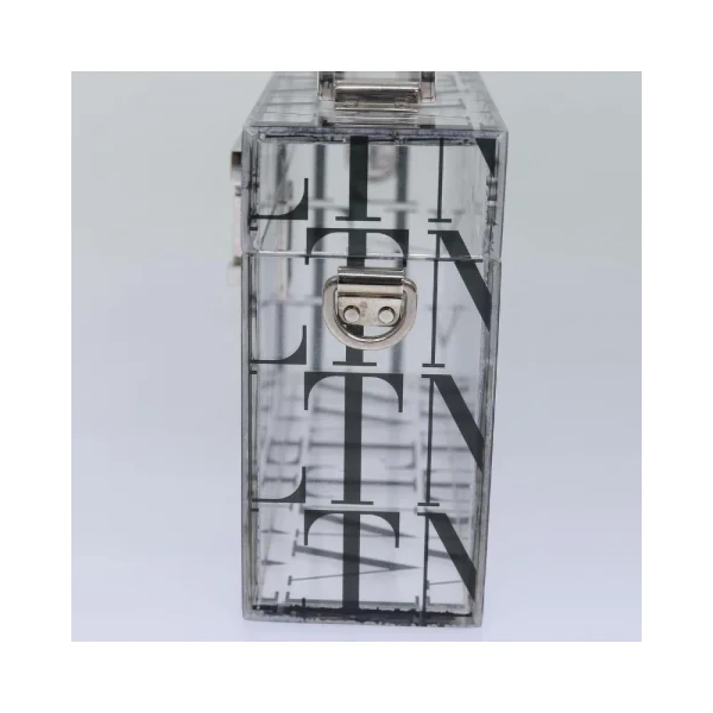 Valentino Vintage Pre-owned Plastic handbags White Dames