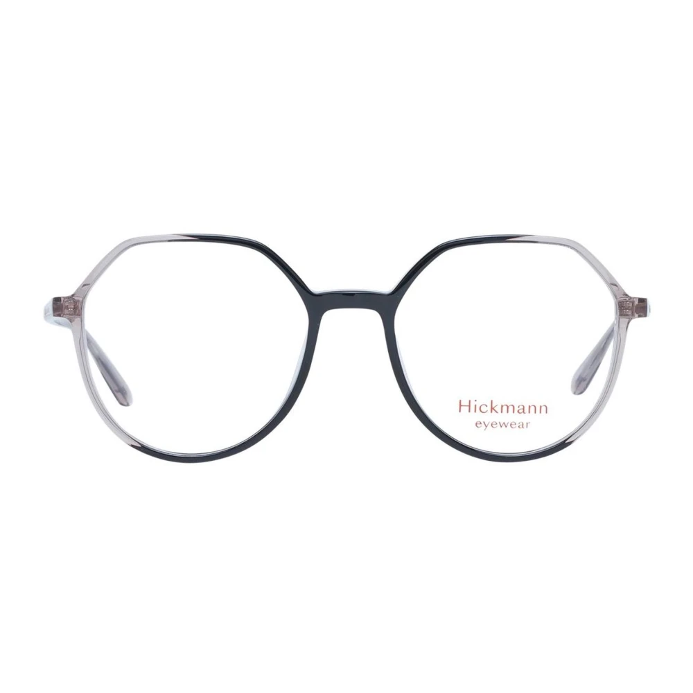 Ana Hickmann Zwarte Vierkante Acetaat Optische Frames met Hoes Black Dames
