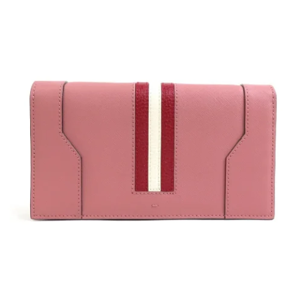 Bally Pre-owned Leather wallets Pink Dames