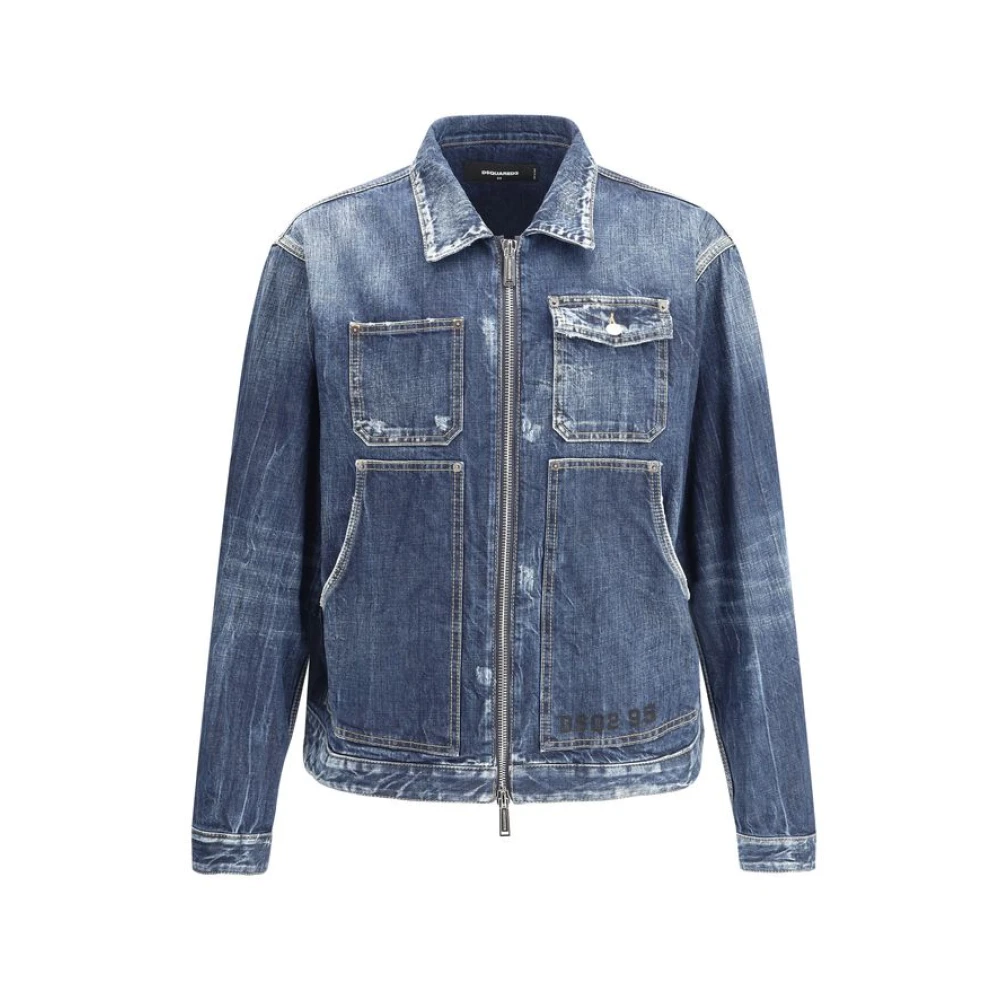 Jackets > Denim Jackets - - Dsquared2 - Modalova