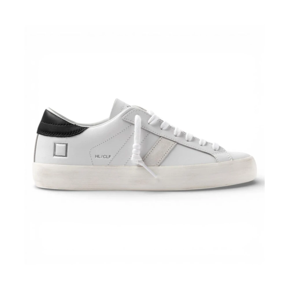 D.a.t.e. Women's White Hill Low Calf - Sneakers - 6 Uk - Shoes
