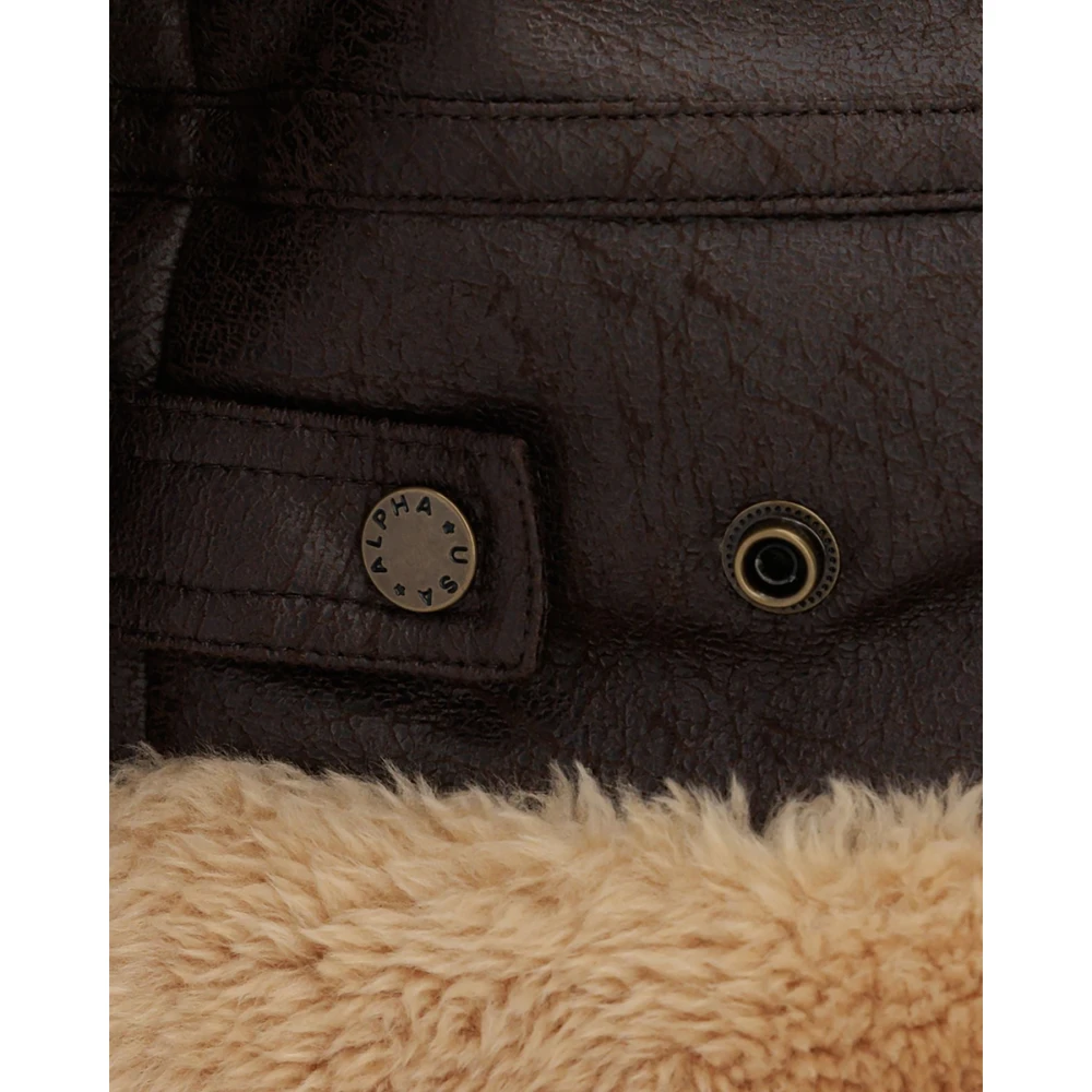 alpha industries Vintage Brown Flight Jacket Montone B3 Brown Heren