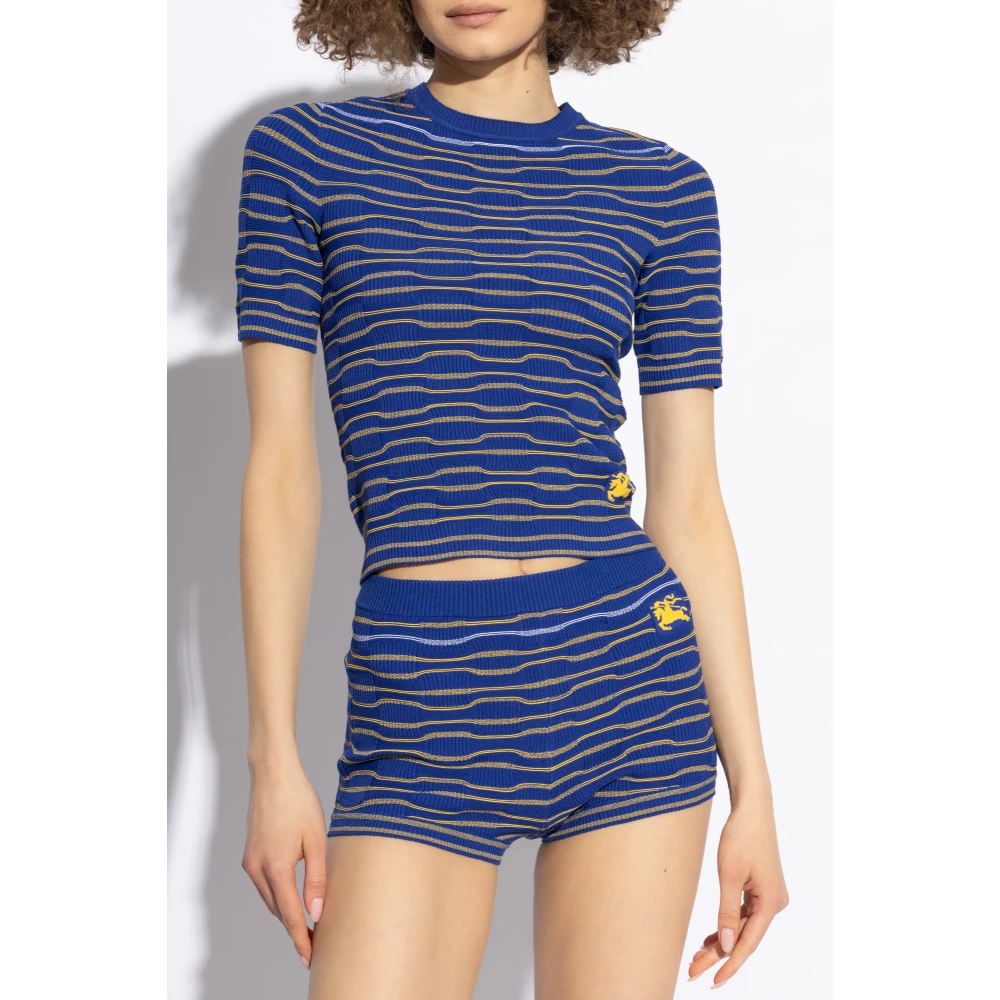 Burberry Top met logo Multicolor Dames