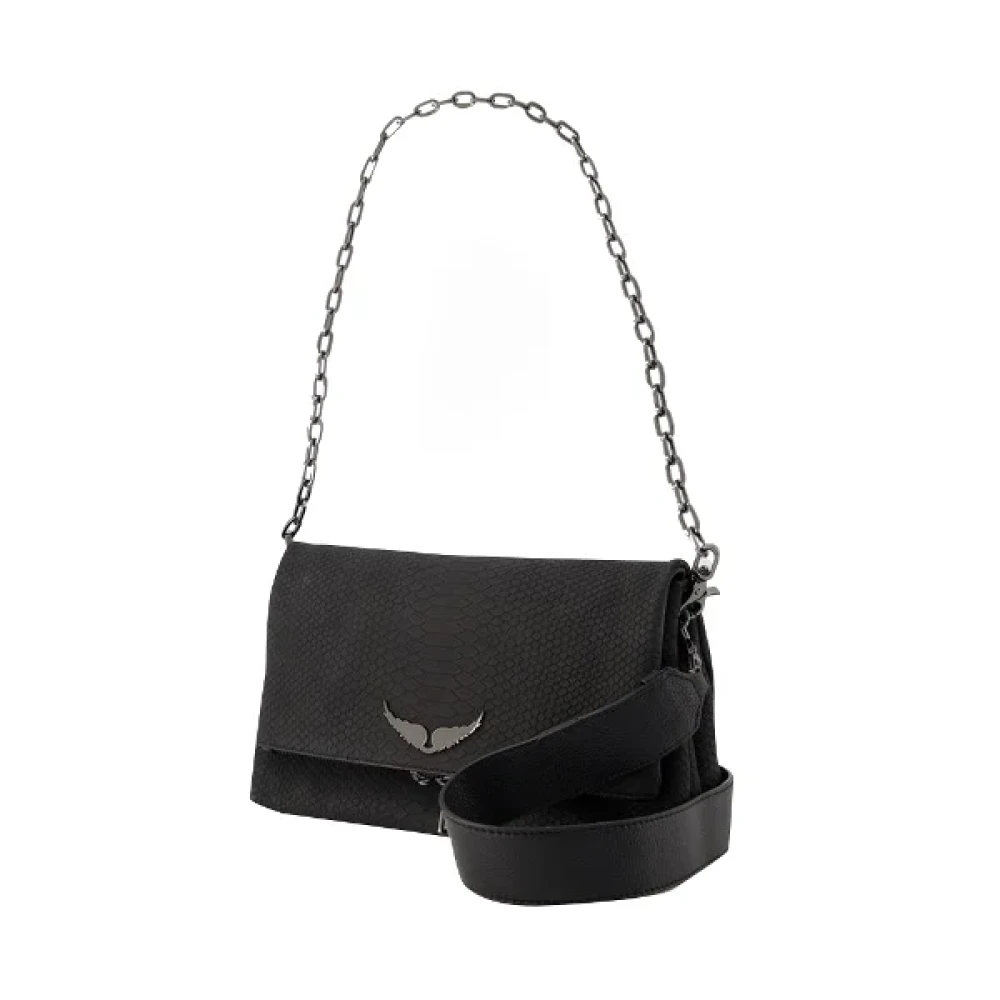 Zadig & Voltaire Leather shoulder-bags Black Dames