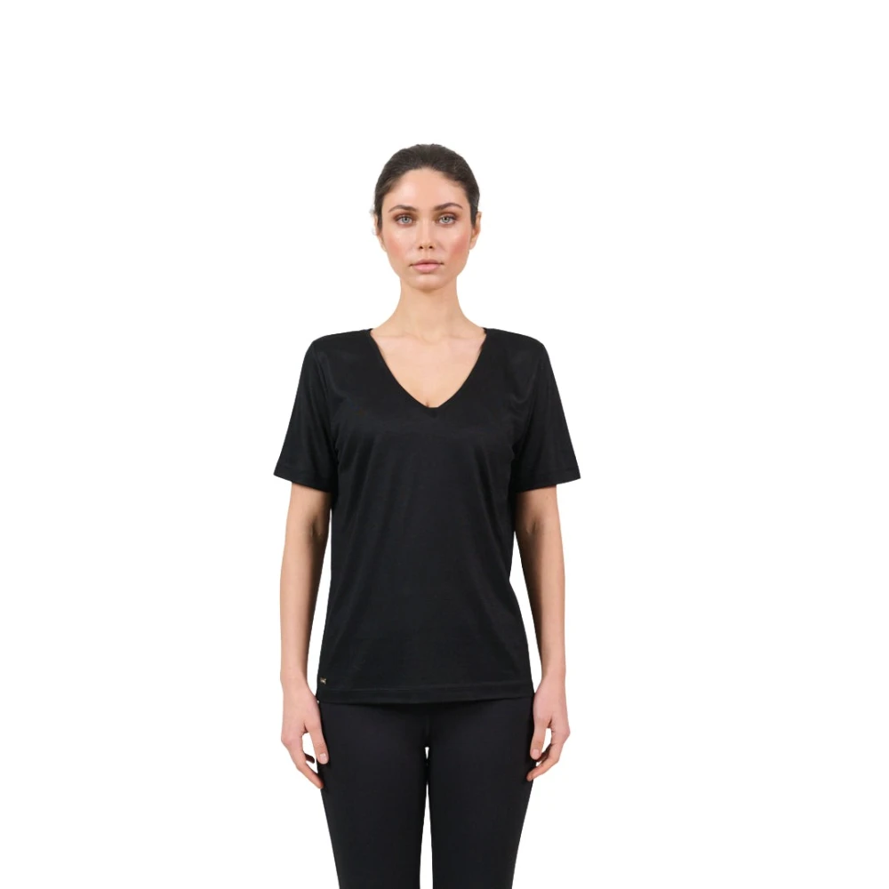 Lune Active Chic Stevie Tee Black Dames