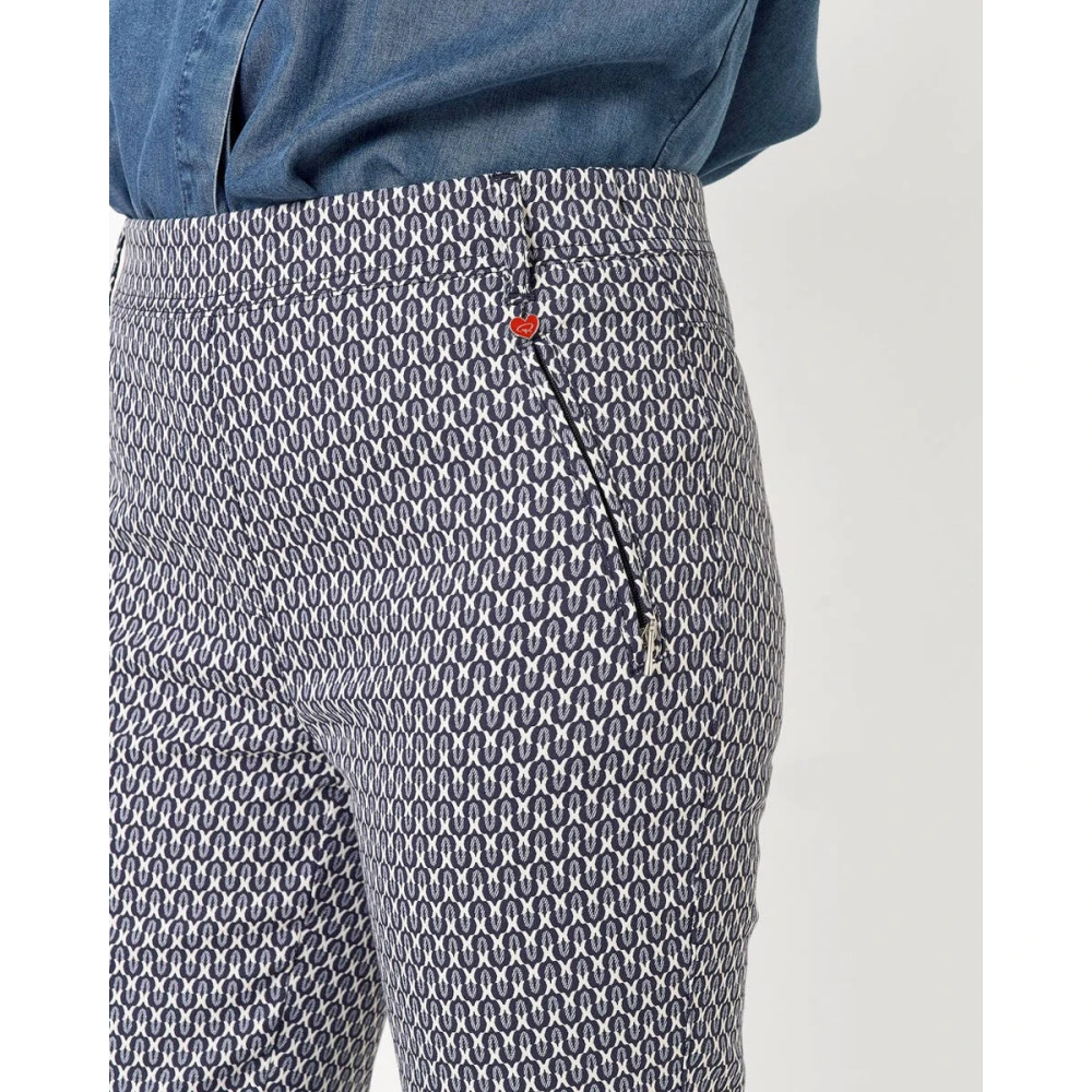Toni Dress Zip 7 8 Pantalon Blue Dames