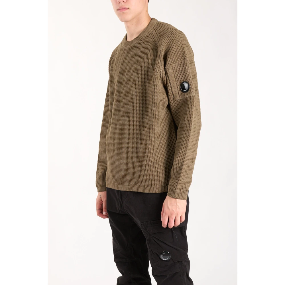 C.P. Company Gebreide Trui met Zak Green Heren