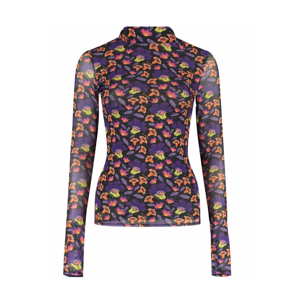 Harper & Yve Lange Mouw Top Jane-Ls Purple Dames