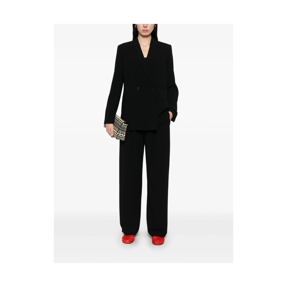 Theory Zwarte Elastische Trekkoord Taillebroek Black Dames