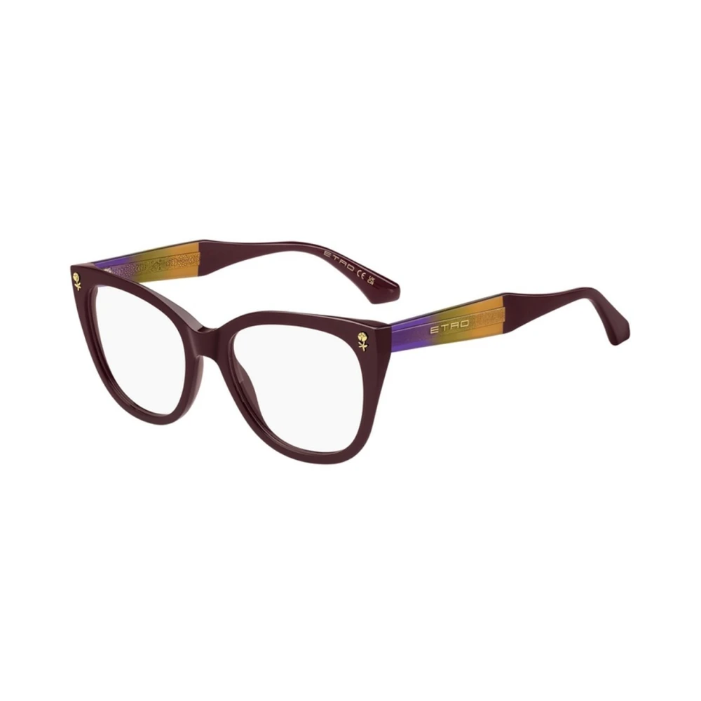 Etro Women's Red Glasses, 53 Mm, 0094 Lhf Optical Frame