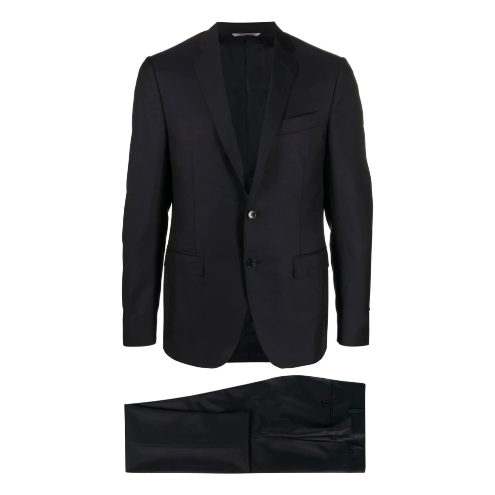 Canali Blauw tweedelig jurk set Blue Heren