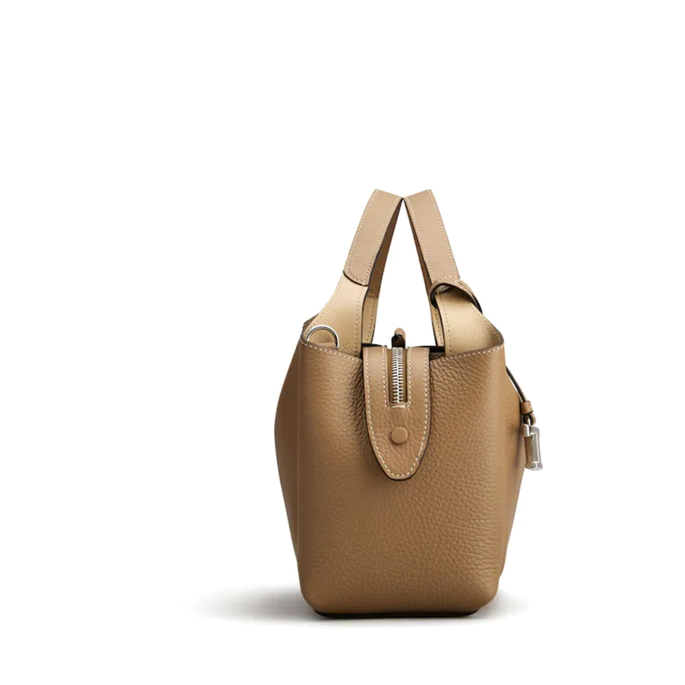 TOD'S Stijlvolle Bowlingtas Brown Dames