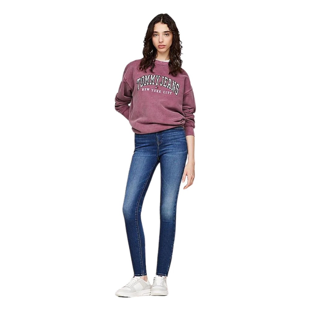 Tommy Hilfiger Vervaagde Skinny Fit Denim Jeans Blue Dames