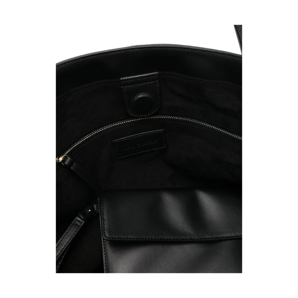 LOW Classic Zwarte Tote Tas met Magnetische Sluiting Black Dames