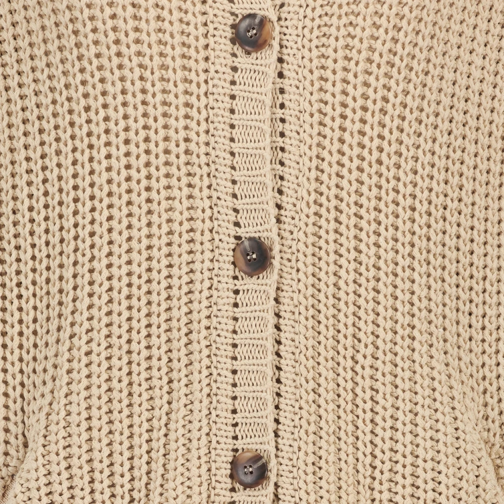 Jane Lushka Cardigans Beige Dames