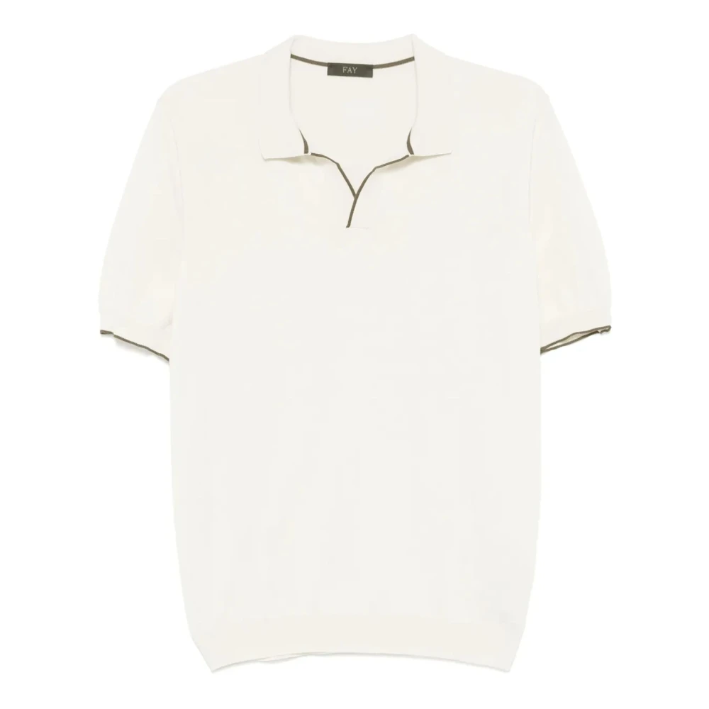 Fay - Tops > Polo Shirts - Beige - Fay - Modalova