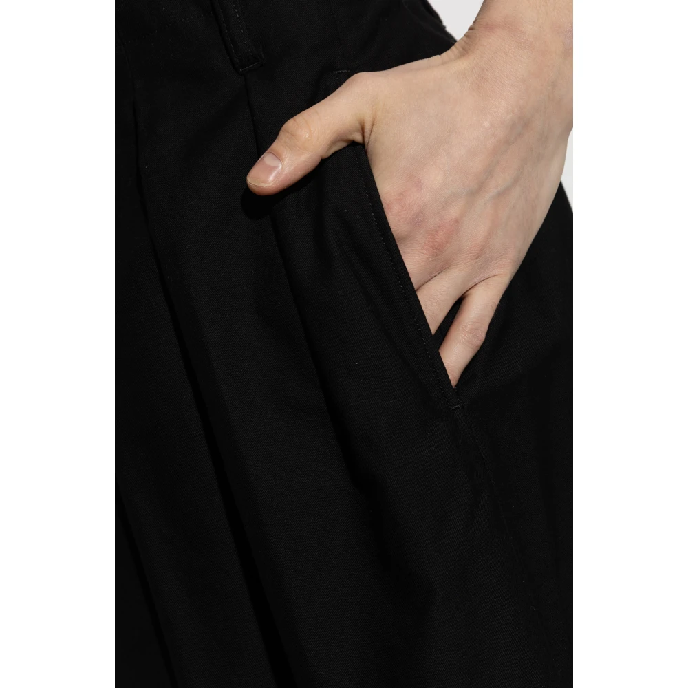 Y-3 Wijde broek Black Heren