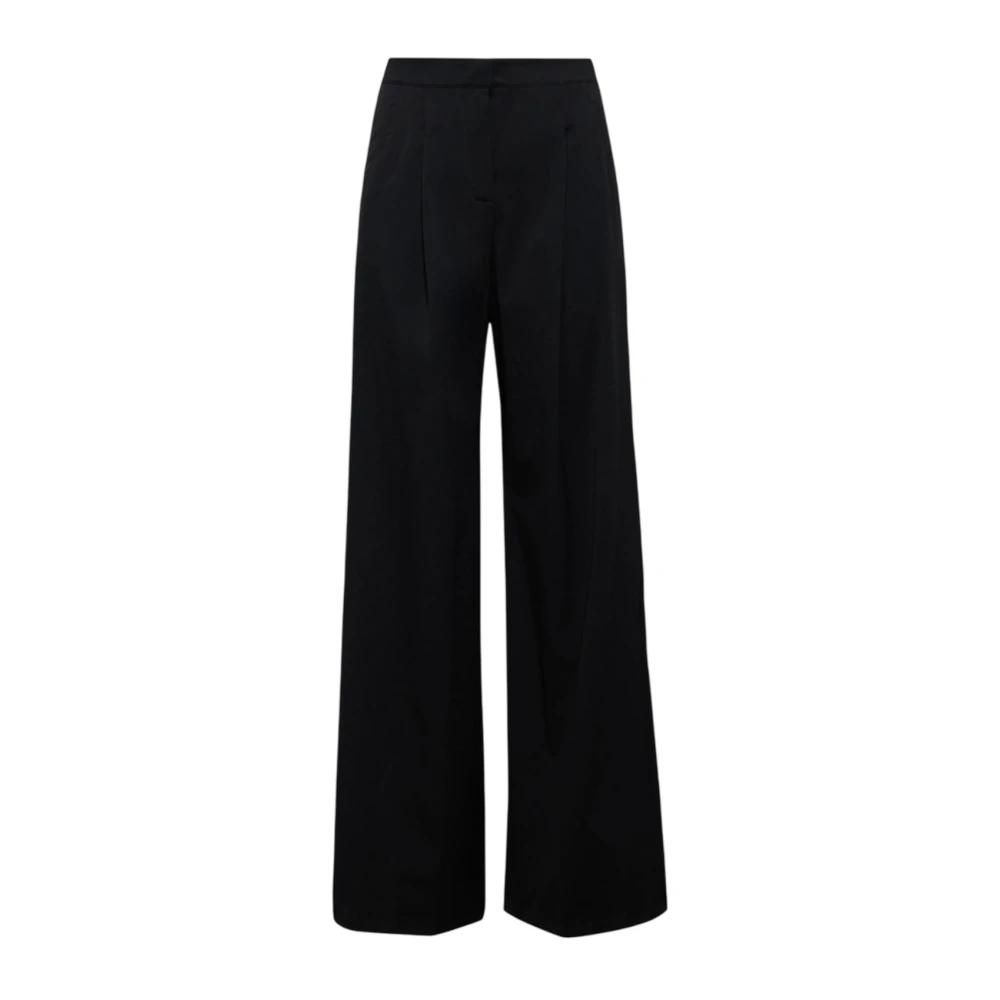 Max Mara Zwarte broek met plooien Black Dames