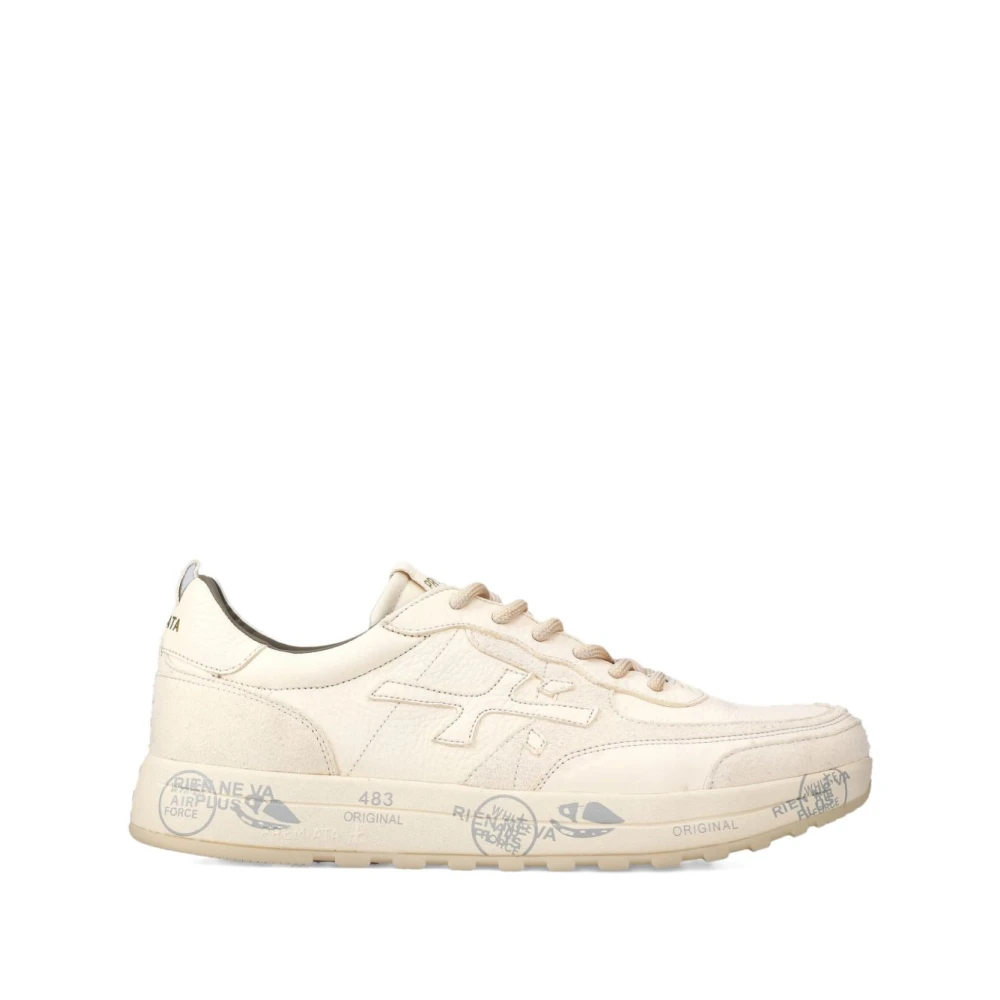 Premiata Men's Beige Sneakers, 11 Uk, Nous Sneaker