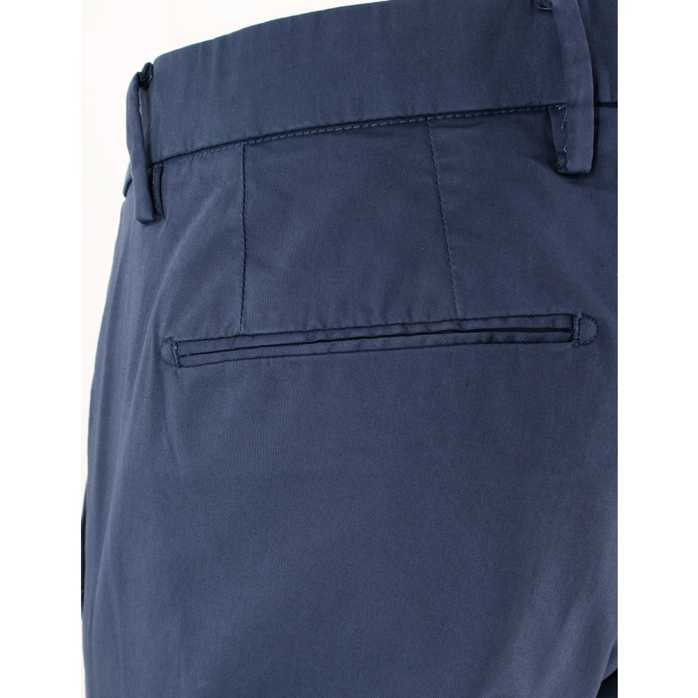 Michael Coal Slim Fit Katoenen Broek Blue Heren