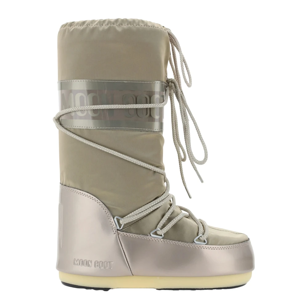 Moon Boot Damen Bronze Für 80D1401680 Icon Glance Stiefel (35/38), Flach, Keine, Lässig, Schnee - Bild 6