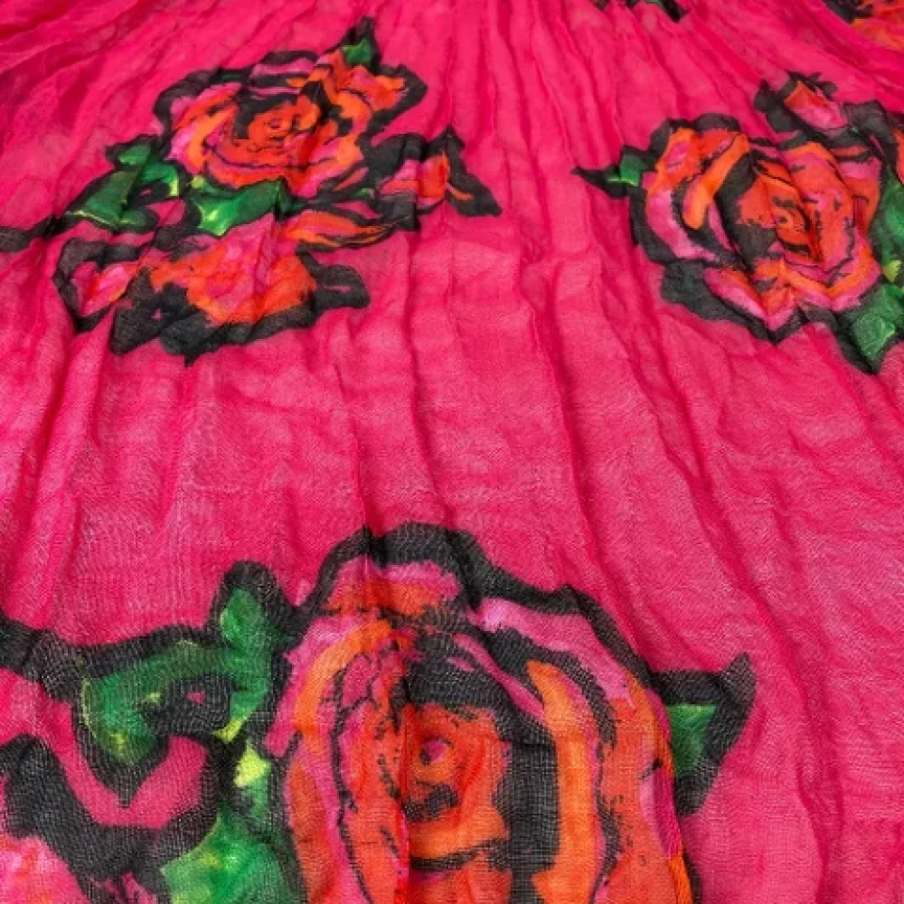 Louis Vuitton Vintage Pre-owned Fabric scarves Pink Dames