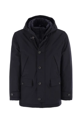 Kort Parka i Teknisk Gabardin