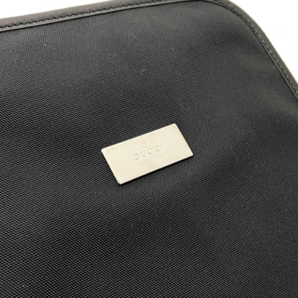 Gucci Vintage Pre-owned Leather pouches Black Dames