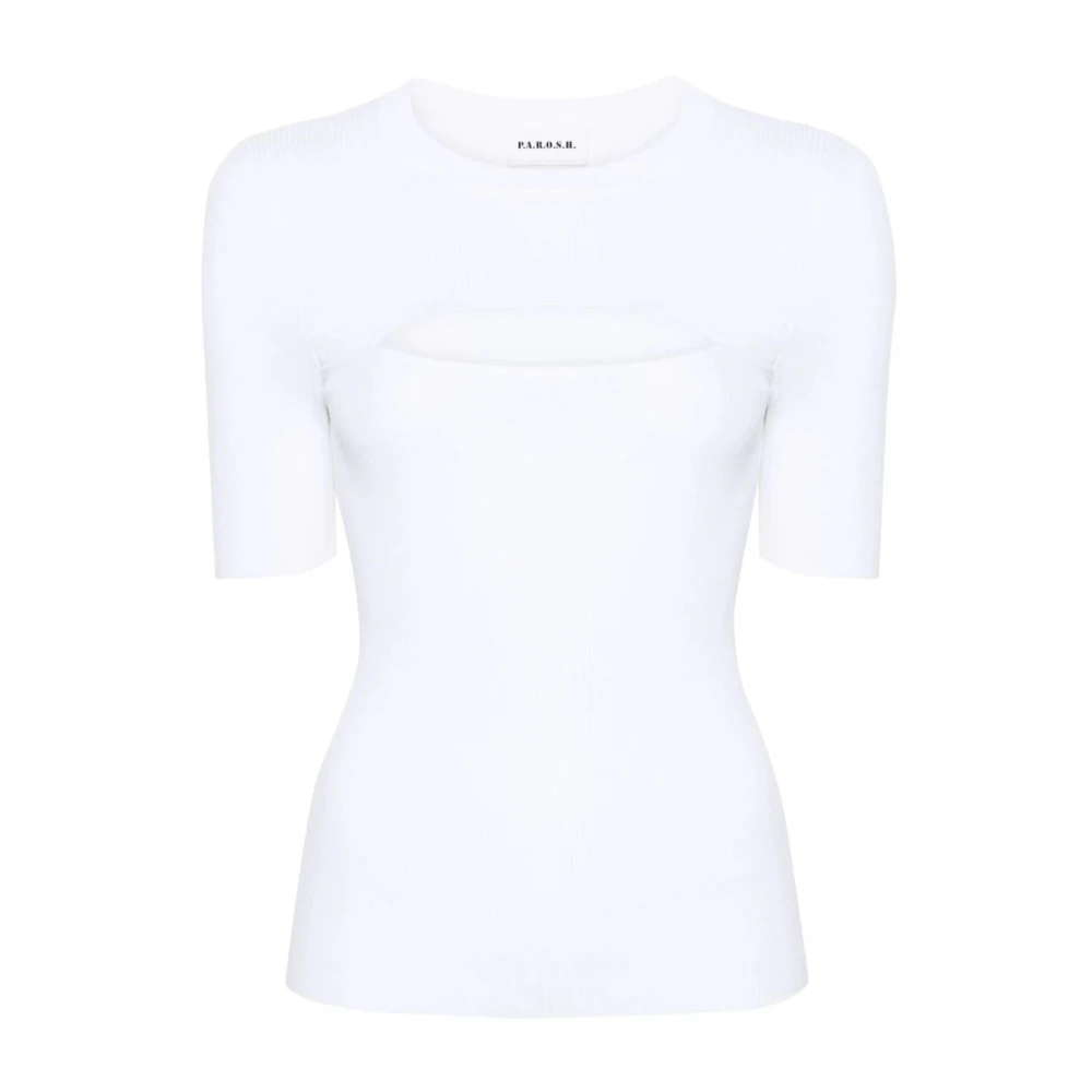 P.a.r.o.s.h. Witte T-shirts en Polos van Parosh White Dames