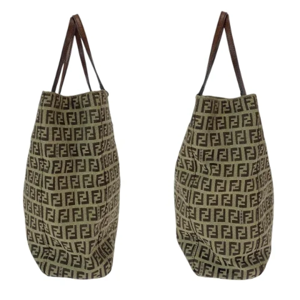 Fendi Vintage Pre-owned Canvas totes Brown Dames