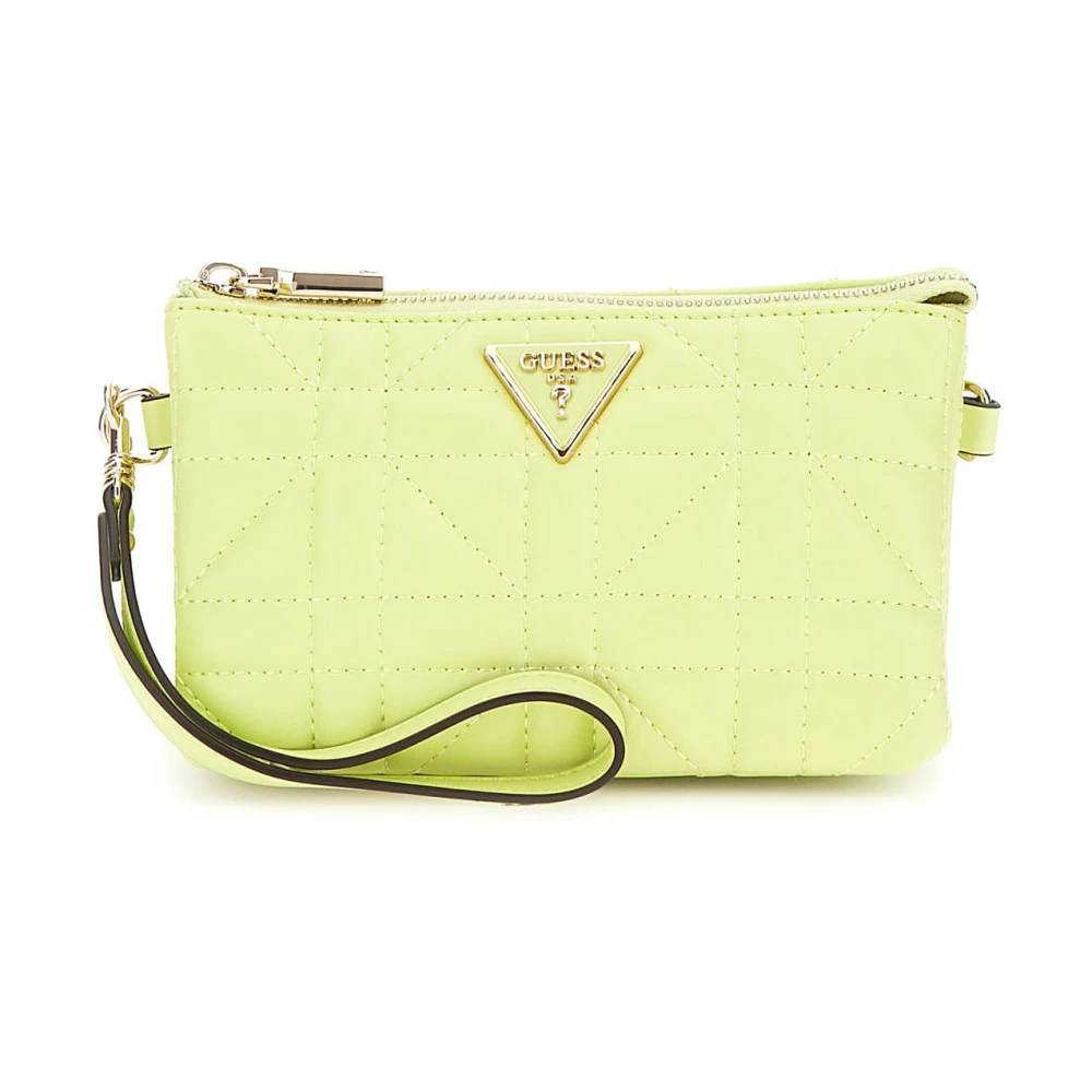 Guess - Bags > Clutches - Yellow - Guess - Modalova
