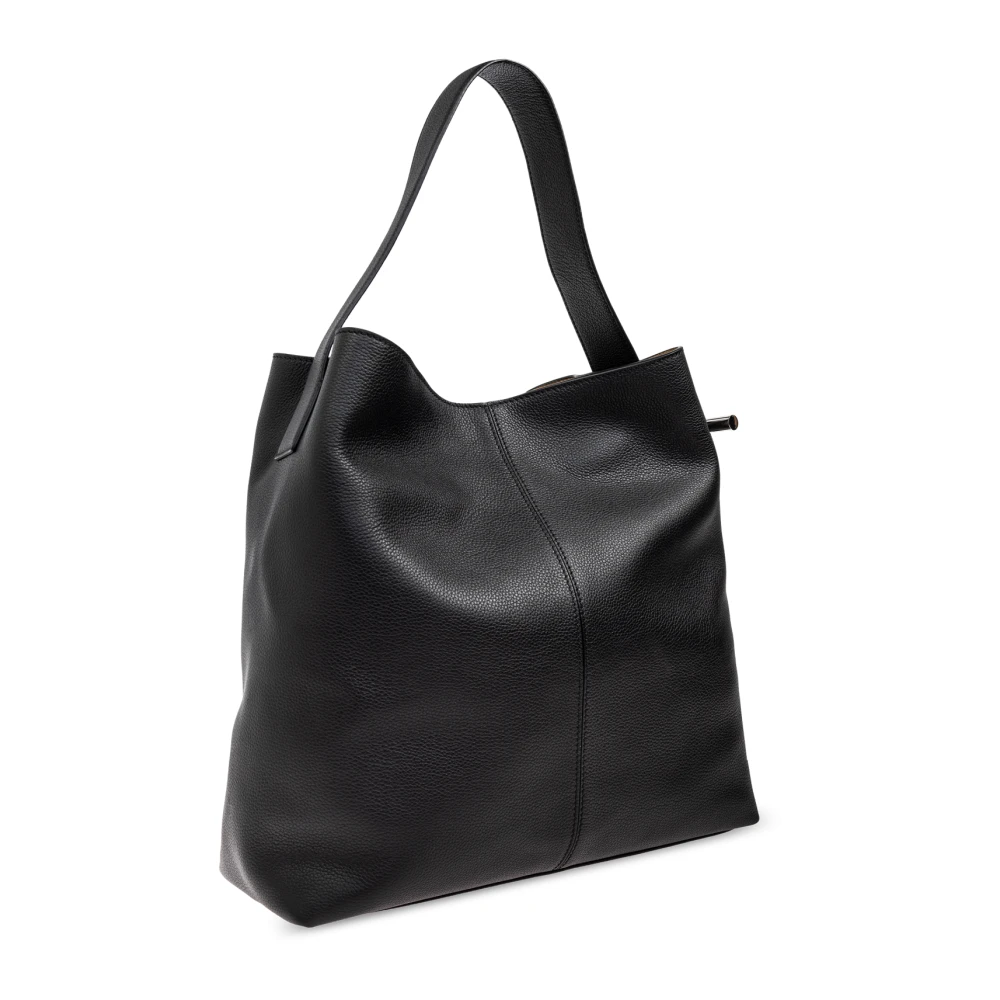 alexander mcqueen Tas T-Bar Sling Black Dames