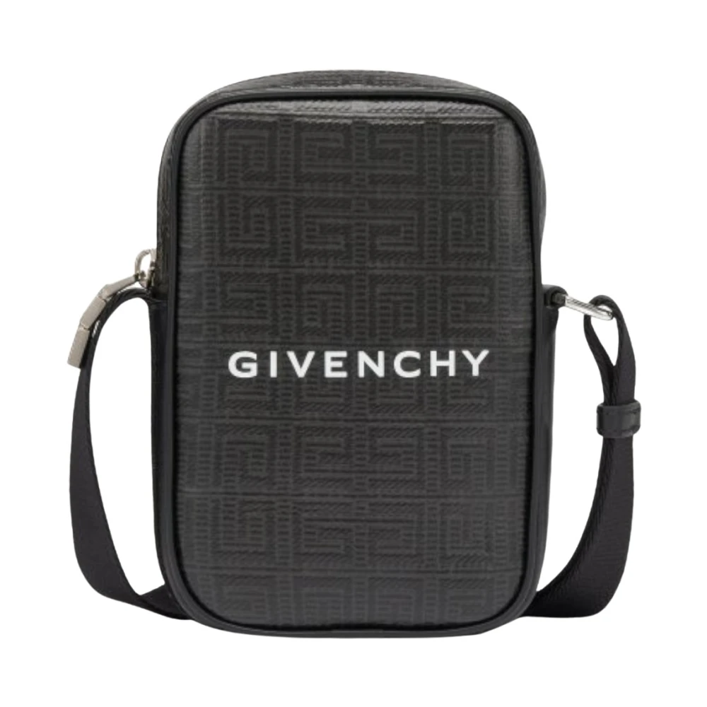 Givenchy 4G Coated Canvas Cross Bag Black Heren