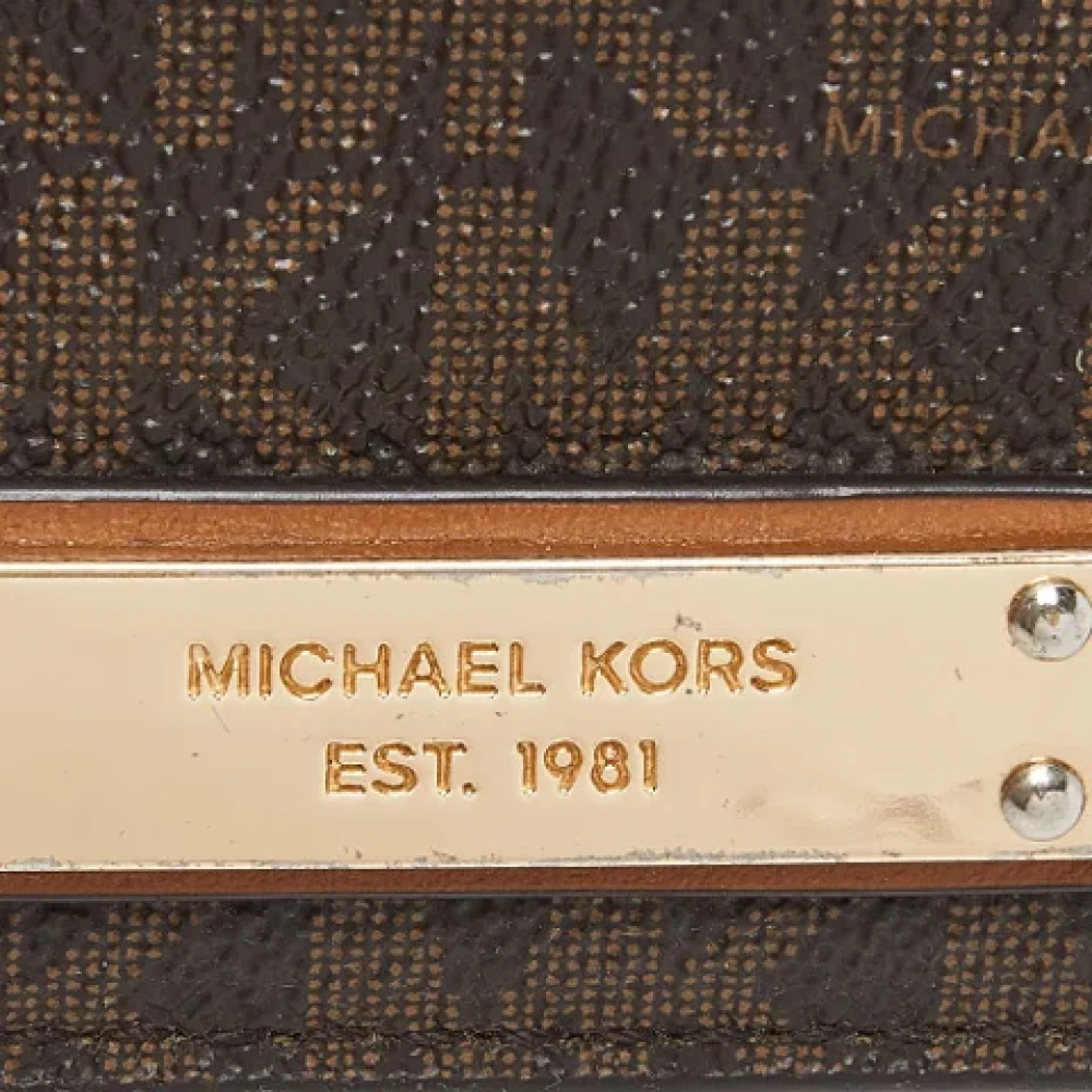 Michael Kors Pre-owned Coated canvas wallets Multicolor Dames