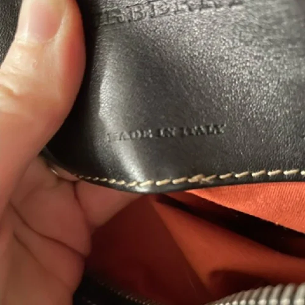 Burberry Vintage Pre-owned Canvas crossbody-bags Beige Dames