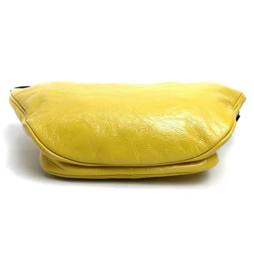 Balenciaga Vintage Pre-owned Leather balenciaga-bags Yellow Dames
