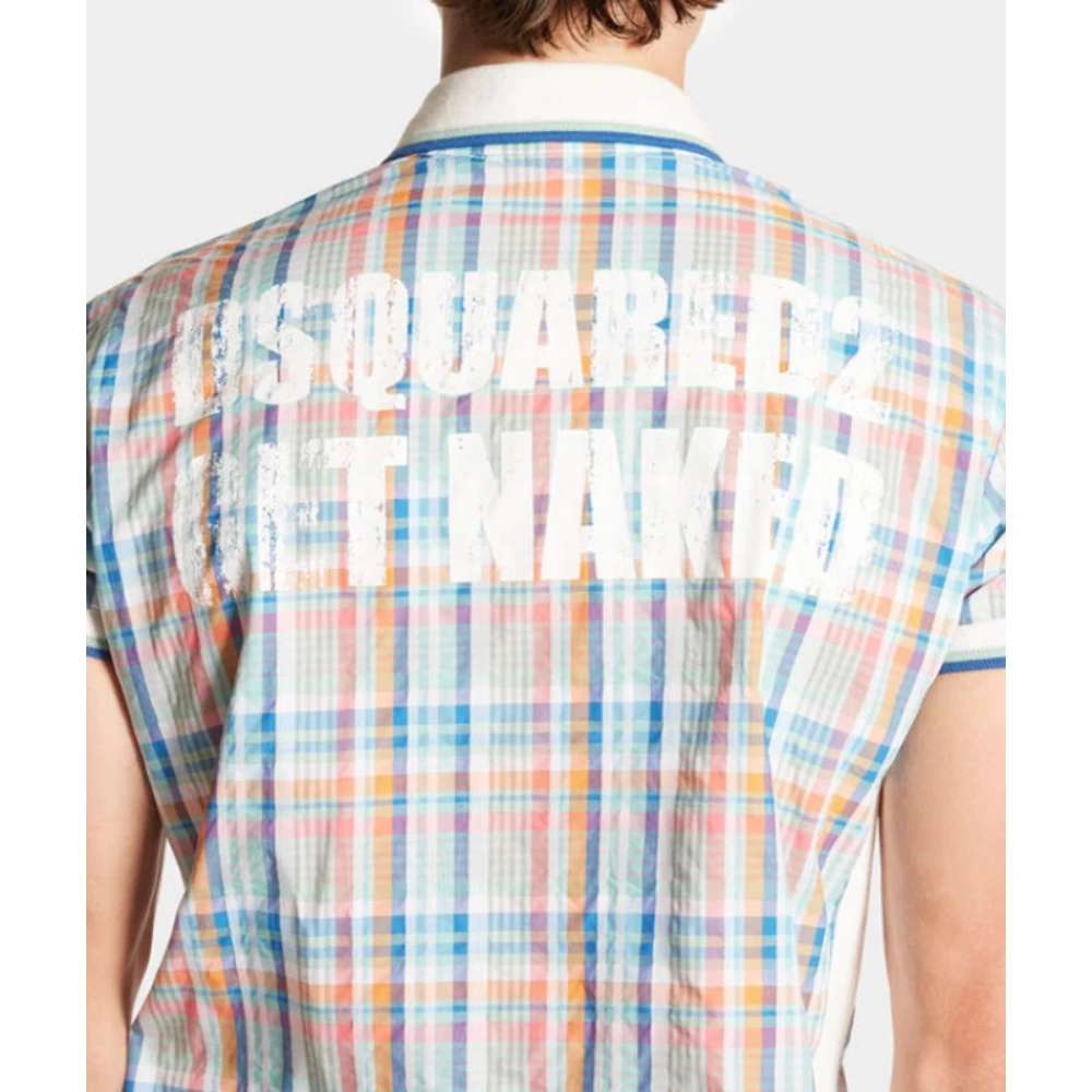 Dsquared2 Preppy Pastel Polo Shirt Multicolor Heren